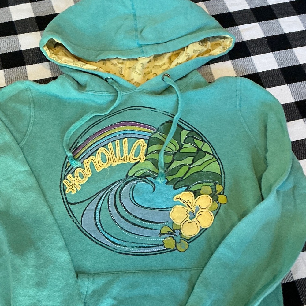 Honolua Wahine Graphic Hoodie size small